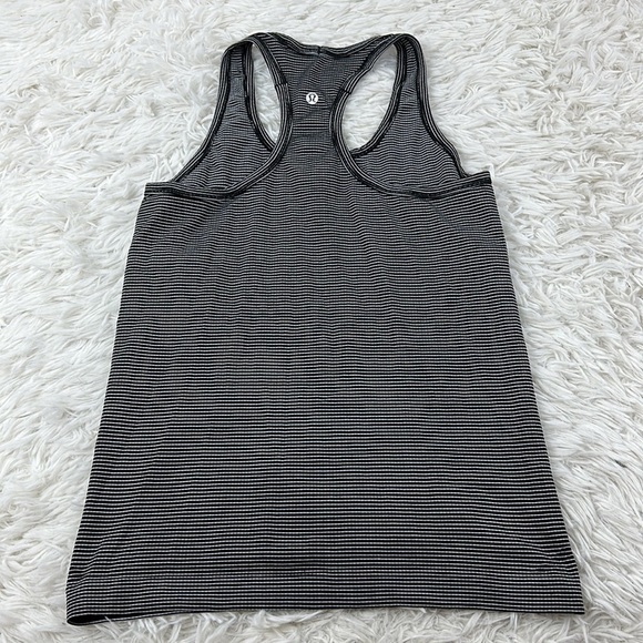 Lululemon Swiftly Tech Tank Hyper Stripe Black White - Picture 3 of 3